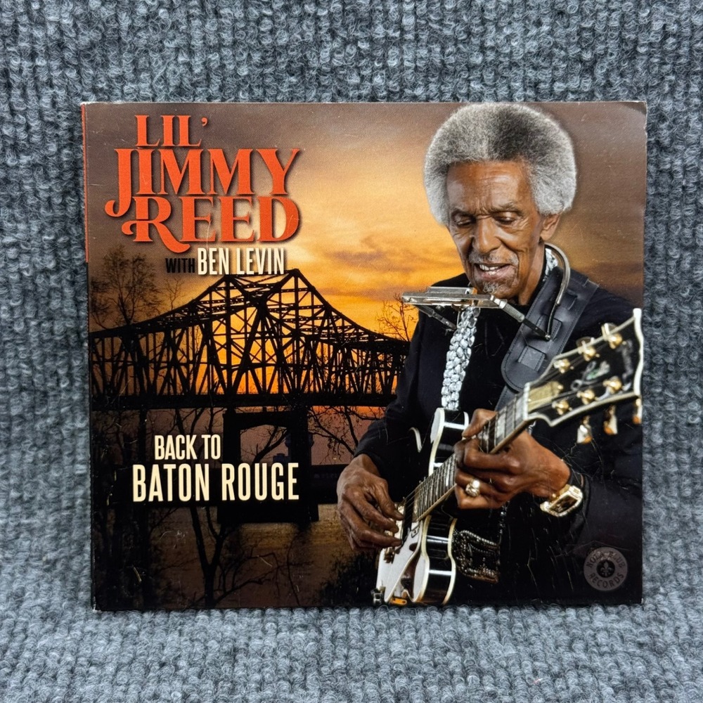 Lil' Jimmy Reed with Ben Levin Back to Baton Rouge CD Blues Nola Blue NBR 023